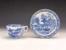 New Hall Tea Cup & Saucer -