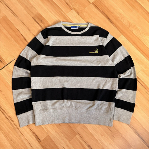 Sergio tacchini striped crew - tacchini,