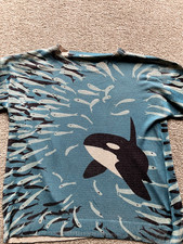 Orca (Killer Whale) swimming amongst fish jumper (Large)