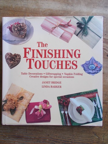 The finishing touches table - finishing,