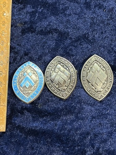 Vintage school badges - vintage, sale