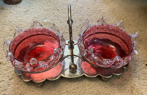 Antique victorian cranberry - victorian,