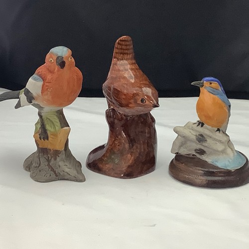 Vintage china bird ornaments - ornaments,