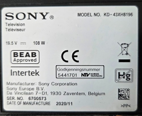 Sony bravia smart inch - bravia,