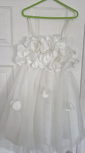 Girls white flower girl dress - girls,
