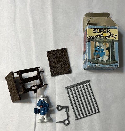 Vintage super smurf 40212 - vintage,