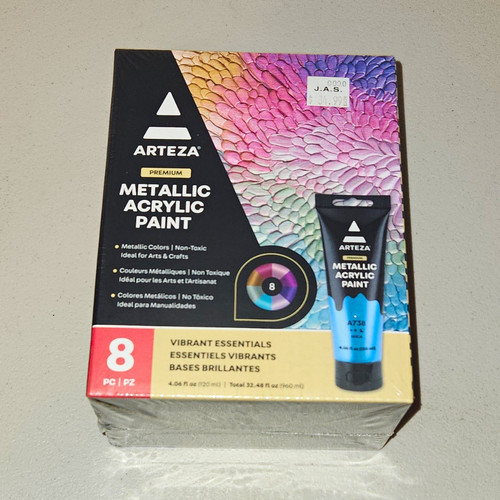 Arteza metallic acrylic paint - arteza,