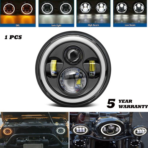 Led headlight amber - headlight, white