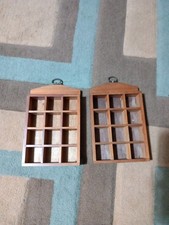 Vintage wooden thimble rack - wooden,