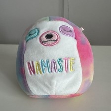 RARE - Namaste Taylor the Sloth 5” inch Nameste Squad Squishmallow HTF Rainbow