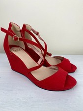 Faith Sandals UK 6 EU 39 Red