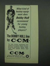 1969 CCM Bobby Hull Hockey Equipment Ad