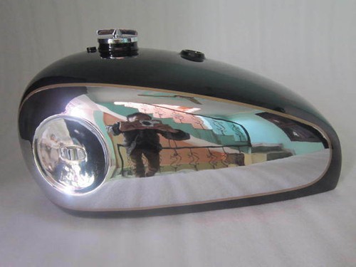 Bsa gold star - gold, painted