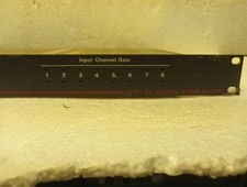 USED AMX - 84 DIGITAL AUDIO MATRIX. Input Channel Gain.