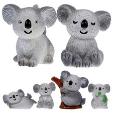 6 Pcs Adorable Animal Statue