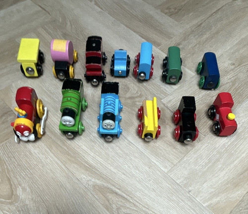 Wooden toy train engines - toy, &