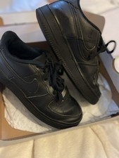 Nike Air Force1’s Low Top Triple Black Size Uk 5/EU 38 Vgc