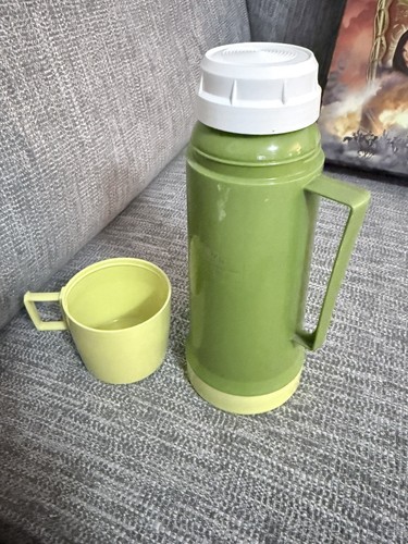 Vintage thermos flask retro - thermos,