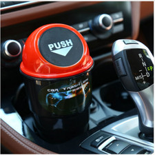 Red Portable Hang Storage Box Car Garbage Accessory Holder Organizer Universal