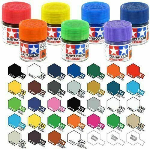 Tamiya gloss acrylic paints - tamiya,