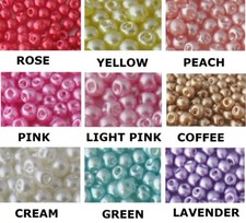 Pearl Bead Buttons Sideways