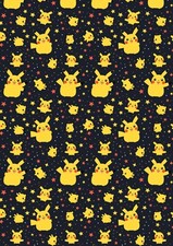 PIKACHU Birthday Gift Wrap -