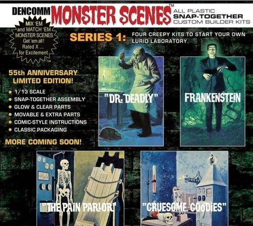 Monster scenes model kits - monster,