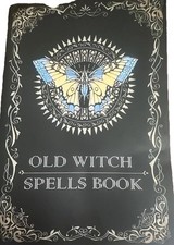 Old Witch Spell Book Witchcraft Wicca Pagan Paperback Spells for beginner witch