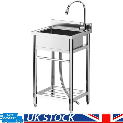 60x51x100cm stainless steel - stainless,