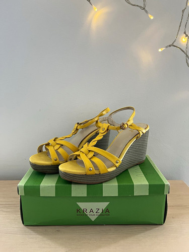 Vintage krazia yellow - yellow, strappy