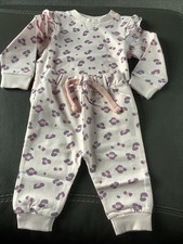 Baby Girls 2 Piece Leopard Jog