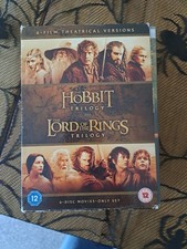 Lord of The Rings and Hobbit DVD Collection Box Set