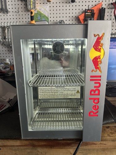 Red bull mini fridge - bull,