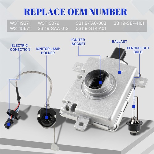 Hid xenon headlight - xenon, ballast