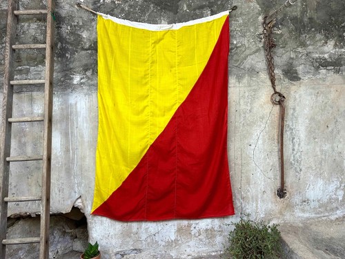 Vintage signal flag - vintage,