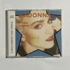 Madonna Holiday Everybody CD Single 1990 Sire Germany IMPORT ✅ Rare EU Press