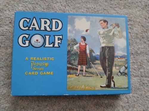 Vintage card golf game - vintage, golf"