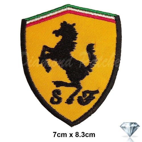 Ferrari car logo embroidery