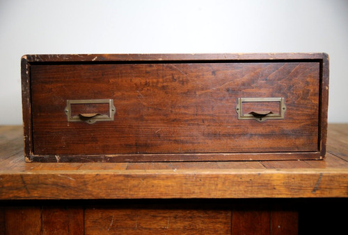Antique spool cabinet linen - spool,