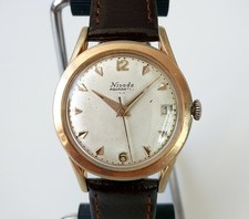 1950s Nivada Aquadatic Automatic Mens Watch Swiss Cal ETA 1258 Date Working