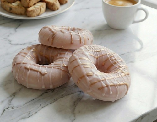 Goat milk soap donut - soap, donut-almond