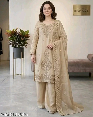 Women gul ahmed - lawn, beige
