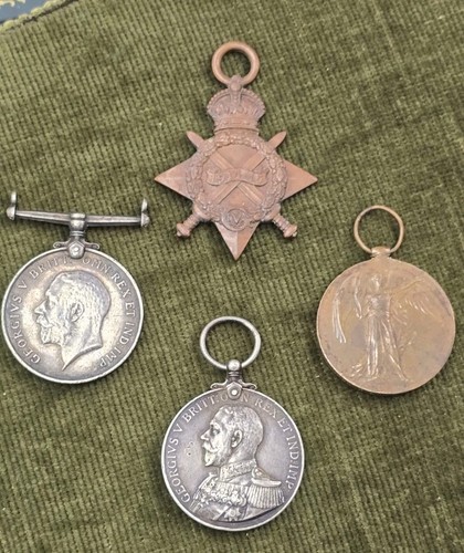 Ww1 royal navy medal group - medal, war