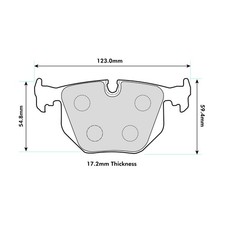Ferodo DS2500 Rear Brake Pads