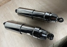 Harley Davidson DYNA Shocks 13 1/4” Chrome fully shrouded covers shock absorbers