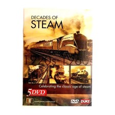 Decades of Steam DVD Collector Gift Set Trains 1920s-1960s Historic Locomotives