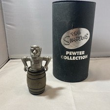 The Simpsons Pewter Groundskeeper Willie Whiskey bottle stopper Collectible