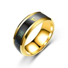 Temperature Ring Titanium Steel Mood Emotion Feeling Intelligent Temperature Sen