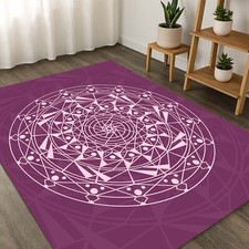 Mandala Round Carpet, Sacred