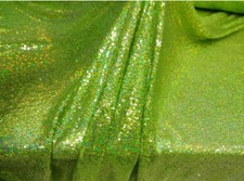Lime Green Iridescent Hologram